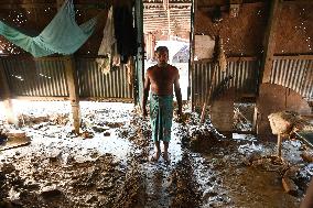 Flood Effected People In Feni District, Bangladesh