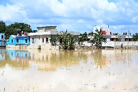 Flood Effected People In Feni District, Bangladesh