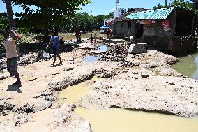 Flood Effected People In Feni District, Bangladesh