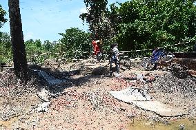 Flood Effected People In Feni District, Bangladesh