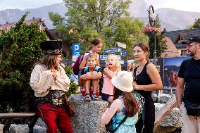 Crowds Arrive To Zakopane  On Last Weekend Of School Holidays