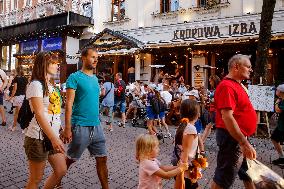 Crowds Arrive To Zakopane  On Last Weekend Of School Holidays