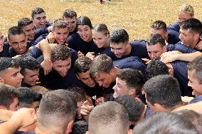 Princess Leonor Performs Her First Activities At The Naval School Of Marin