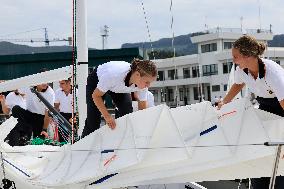 Princess Leonor Performs Her First Activities At The Naval School Of Marin