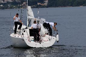 Princess Leonor Performs Her First Activities At The Naval School Of Marin