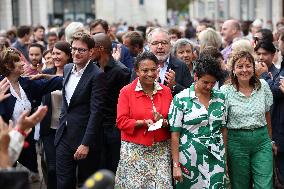 Anti-NFP Socialist Party members at PS Summer Campus - Blois - Bela