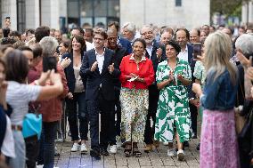 Anti-NFP Socialist Party members at PS Summer Campus - Blois