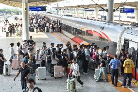 Summer Travel Ends on China's Railways in 2024