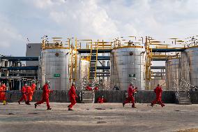 An Emergency Drill For Hazardous Chemical Production Safety Accidents