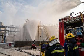 An Emergency Drill For Hazardous Chemical Production Safety Accidents