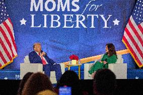 Trump At The Moms For Liberty National Summit - Washington