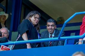 Fayza Lamari at Stade Michel d'Ornano - Caen