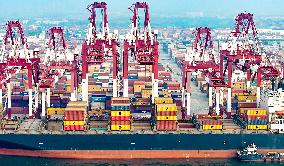 The Import and Export Volume of African Goods at Qingdao Port Increased