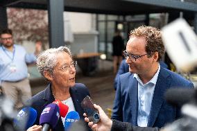 Elisabeth Borne Gives Speech At Renaissance Campus - Paris