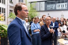 Elisabeth Borne Gives Speech At Renaissance Campus - Paris