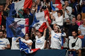 Paris 2024 Paralympics - Table Tennis - Flora Vautier and Florian Merrien Competing