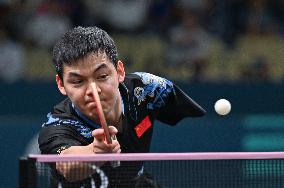 Paris 2024 Paralympics - Table Tennis - Zhao Shuai And Patryk Chojnowsk Competing