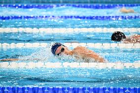 Paris 2024 Paralympics - Para Swimming - Alex Portal and Kylian Portal on the 400m freestyle podium