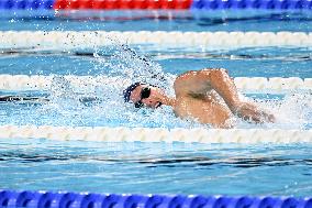 Paris 2024 Paralympics - Para Swimming - Alex Portal and Kylian Portal on the 400m freestyle podium