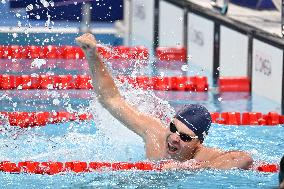 Paris 2024 Paralympics - Para Swimming - Alex Portal and Kylian Portal on the 400m freestyle podium