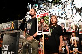 Israelis Attend Rally In Support Of Hostages Held By Hamas