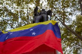 Venezuelans Living In LIsbon Gathered In Support Of María Corina Machado And Edmundo Gonzalez