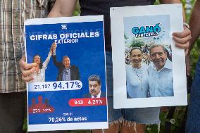 Venezuelans Living In LIsbon Gathered In Support Of María Corina Machado And Edmundo Gonzalez