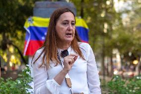 Venezuelans Living In LIsbon Gathered In Support Of María Corina Machado And Edmundo Gonzalez