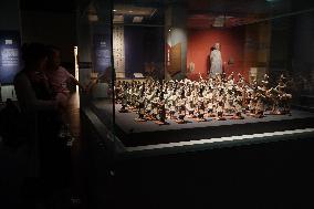 Pottery Figurines on Display at Xi 'an Museum