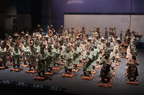 Pottery Figurines on Display at Xi 'an Museum