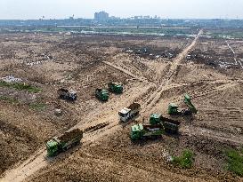 Huaihe River Waterway Project Construction