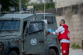 Israeli Troops And Palestinian Militants Clash - West Bank