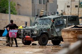 Israeli Troops And Palestinian Militants Clash - West Bank