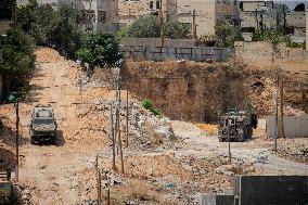 Israeli Troops And Palestinian Militants Clash - West Bank