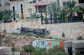 Israeli Troops And Palestinian Militants Clash - West Bank