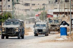 Israeli Troops And Palestinian Militants Clash - West Bank