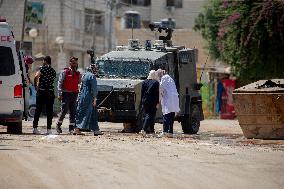 Israeli Troops And Palestinian Militants Clash - West Bank