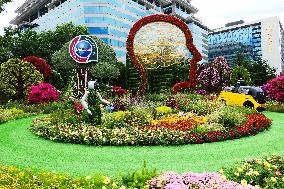 2024 Forum on China-Africa Cooperation Summit Flower Bed