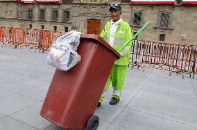 Preparations For The Last And 6th Government Report Of Andres Manuel Lopez Obrador, President Of Mexico