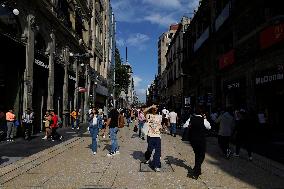 Preparations For The Last And 6th Government Report Of Andres Manuel Lopez Obrador, President Of Mexico