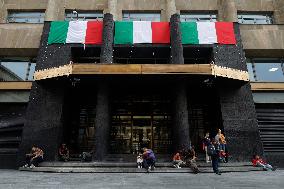 Preparations For The Last And 6th Government Report Of Andres Manuel Lopez Obrador, President Of Mexico