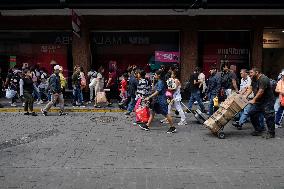 Preparations For The Last And 6th Government Report Of Andres Manuel Lopez Obrador, President Of Mexico