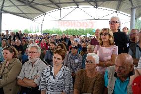 Francois Ruffin At Meeting marking New Political Season - Flixecourt