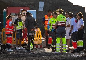 El Hierro receives a new cayuco with more than 50 people on board