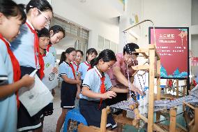 Schools across China hosted activities to mark the start of the new semester