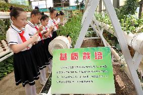 Schools across China hosted activities to mark the start of the new semester