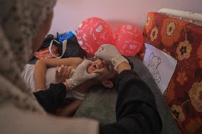 Vaccination in Naser hospital - Gaza