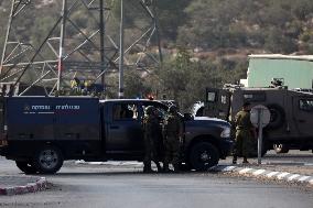 Attack site where police officers killed - Hebron