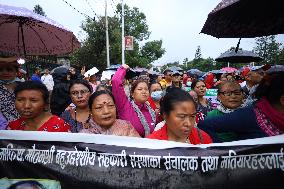 Cooperative Scam Victims Protest In Kathmandu