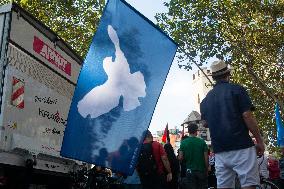 Anti-war Demostration In Cologne